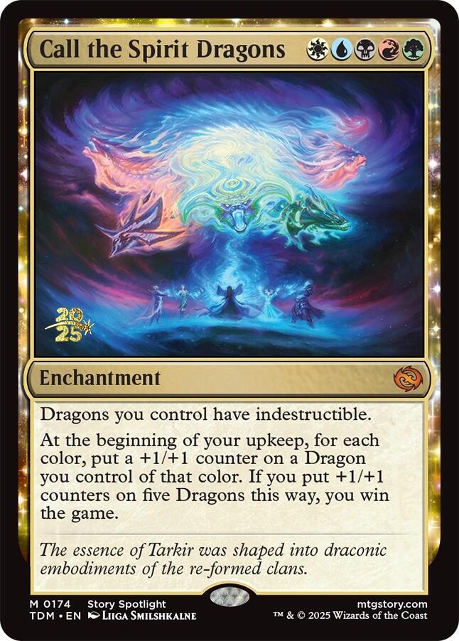 Call the Spirit Dragons - Foil - Prerelease Promo