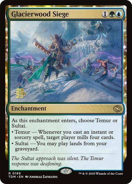 Glacierwood Siege - Foil - Prerelease Promo
