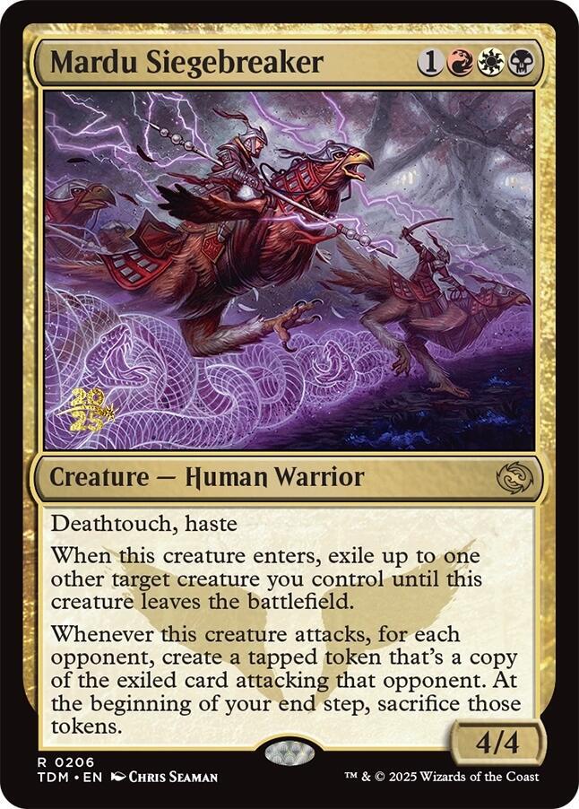 Mardu Siegebreaker - Foil - Prerelease Promo