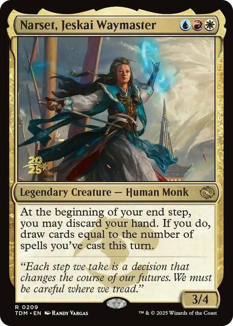Narset, Jeskai Waymaster - Foil - Prerelease Promo