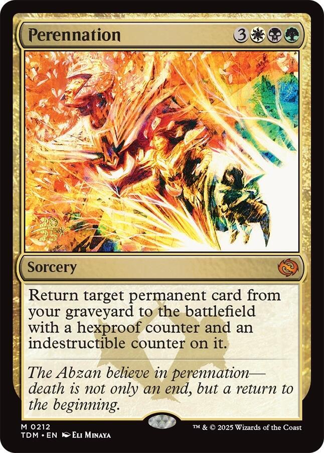 Perennation - Foil - Prerelease Promo
