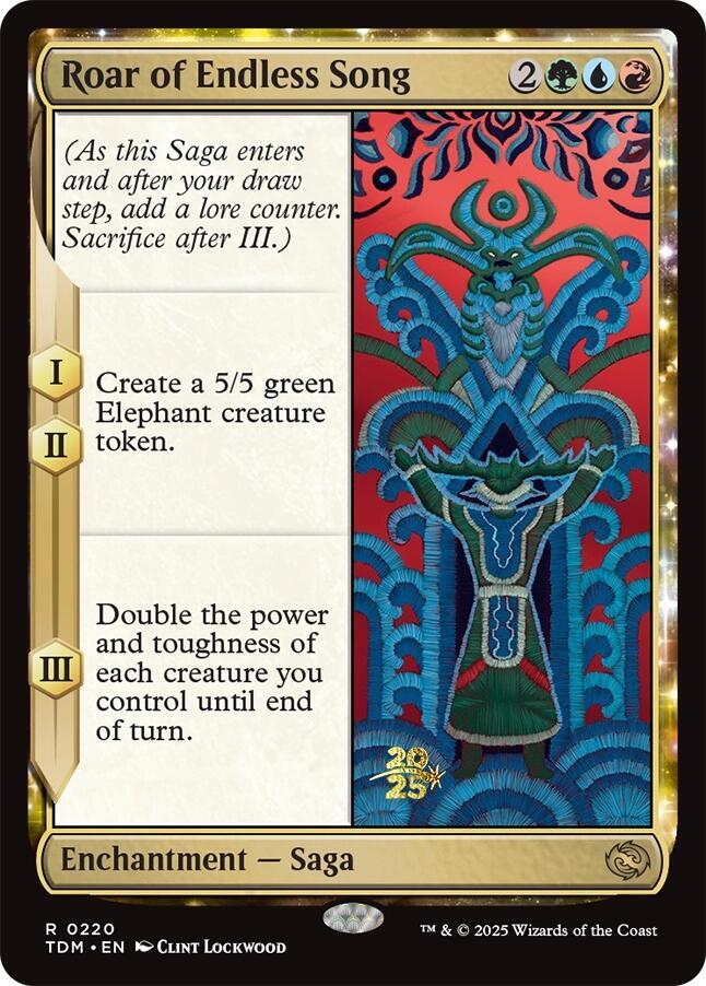 Roar of Endless Song - Foil - Prerelease Promo