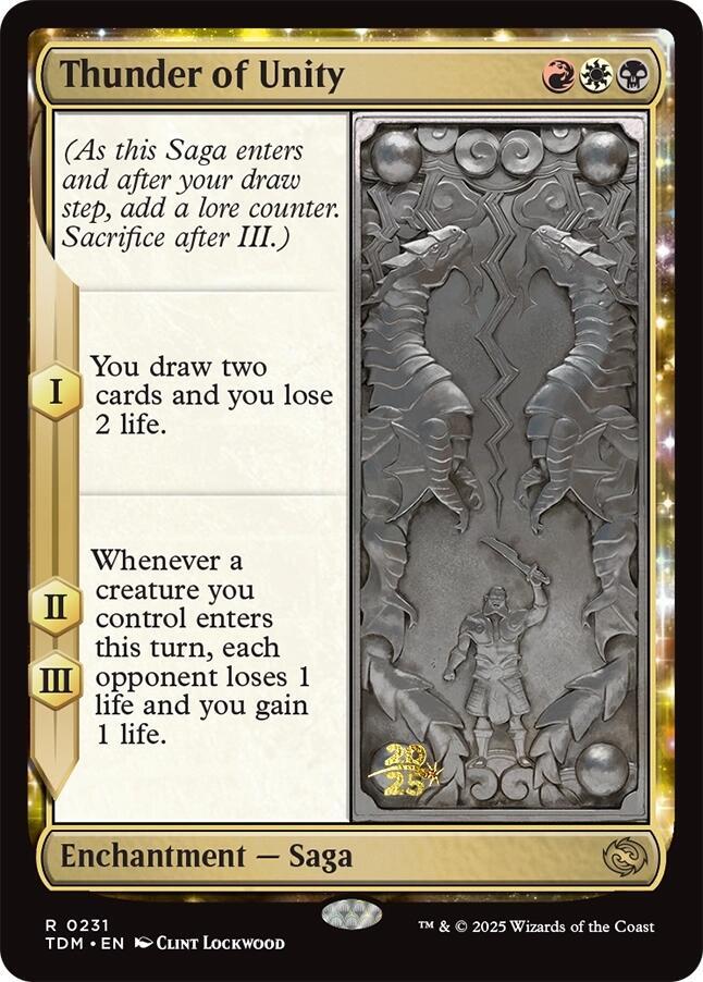 Thunder of Unity - Foil - Prerelease Promo