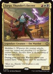 Zurgo, Thunder's Decree - Foil - Prerelease Promo