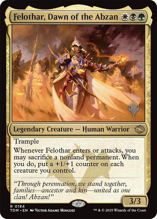 Felothar, Dawn of the Abzan - Promo Pack
