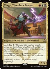 Zurgo, Thunder's Decree - Foil - Promo Pack