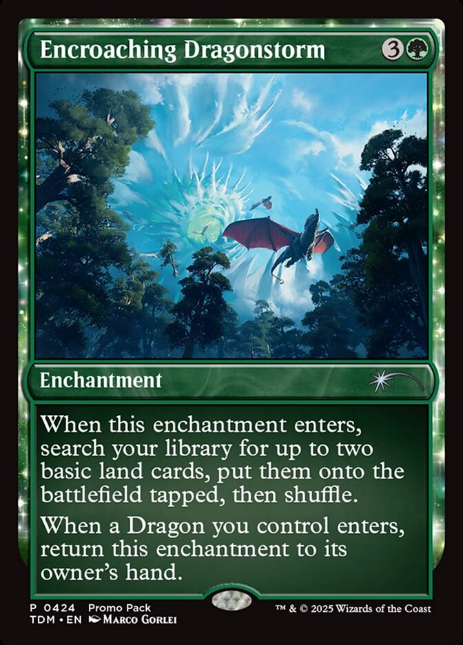 Encroaching Dragonstorm - Foil - Promo Pack