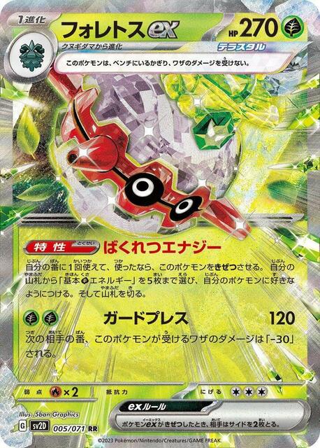 Forretress ex - 005/071 - Double Rare