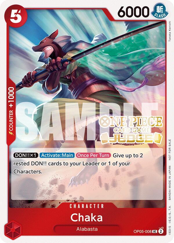 Chaka (Judge Pack Vol. 5) - OP05-008 - UC - Foil