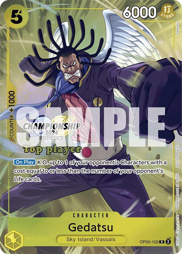 Gedatsu (Championship 2024 Top Player Pack) - OP05-102 - R - Foil