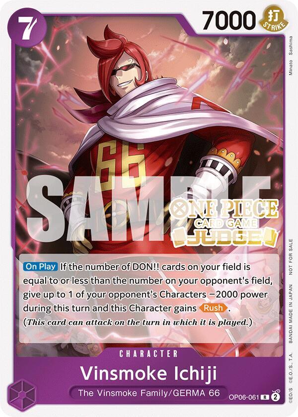 Vinsmoke Ichiji (Judge Pack Vol. 5) - OP06-061 - R - Foil