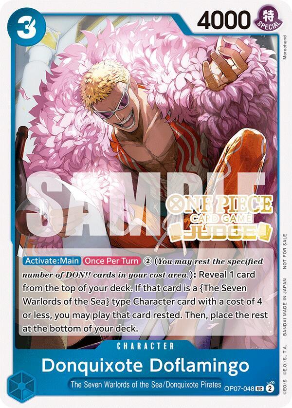 Donquixote Doflamingo (Judge Pack Vol. 5) - OP07-048 - UC - Foil