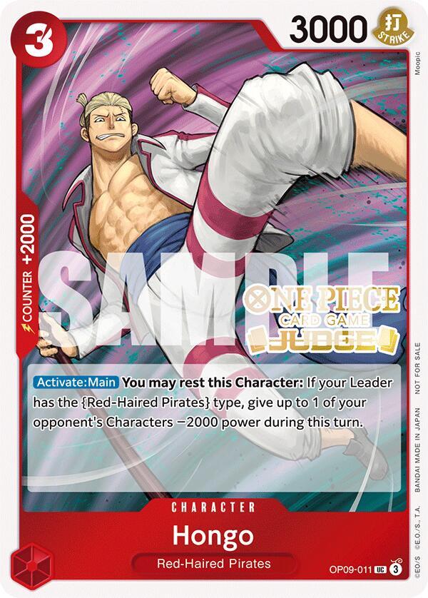Hongo (Judge Pack Vol. 5) - OP09-011 - UC - Foil