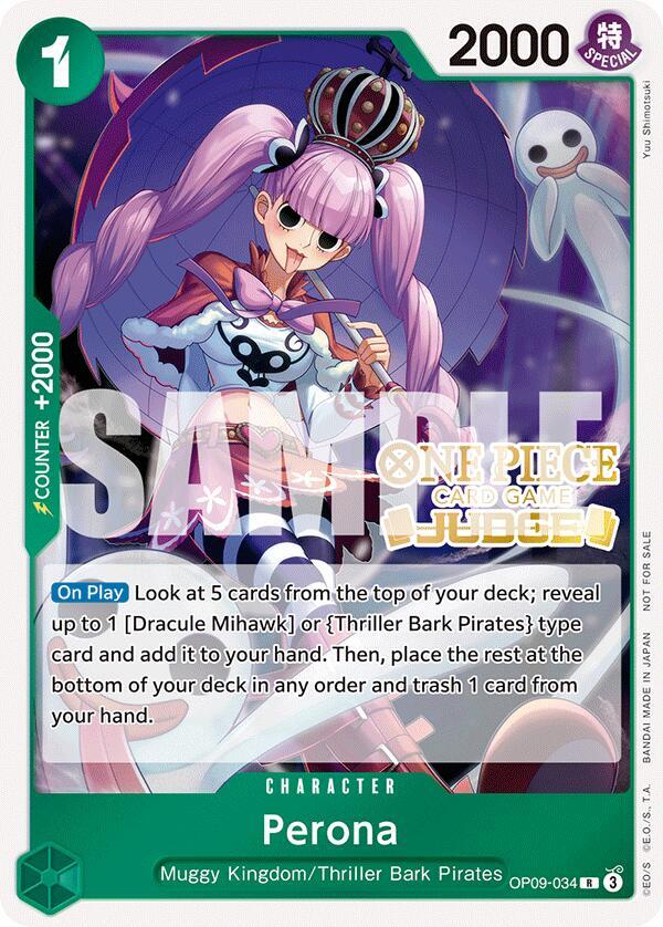 Perona (Judge Pack Vol. 5) - OP09-034 - R - Foil