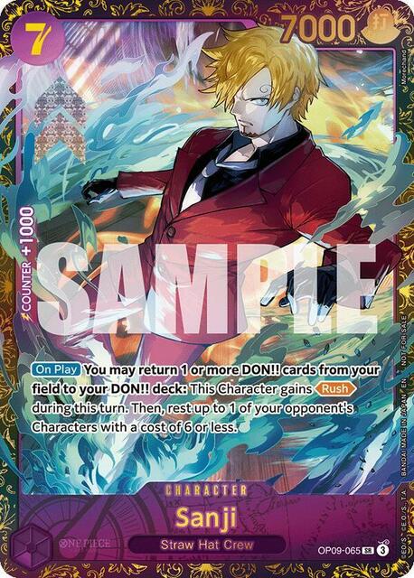 Sanji (Championship 25-26 Regionals Season 1) - OP09-065 - SR - Foil