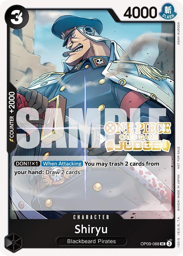 Shiryu (Judge Pack Vol. 5) - OP09-088 - UC - Foil