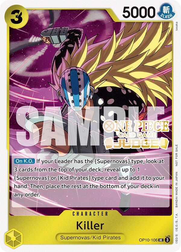 Killer (Judge Pack Vol. 5) - OP10-106 - UC - Foil