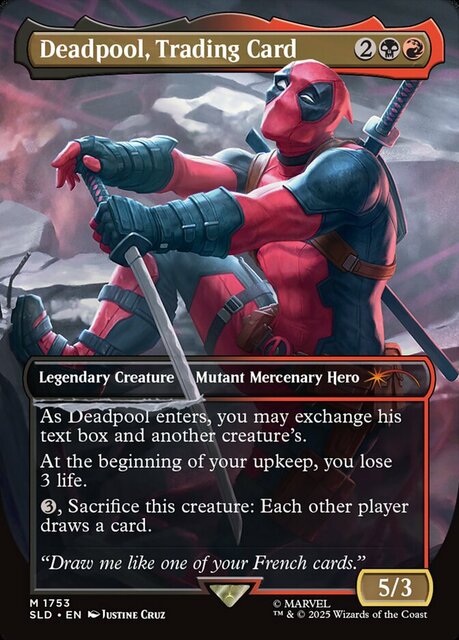 Deadpool, Trading Card - 1753 - Non-Foil