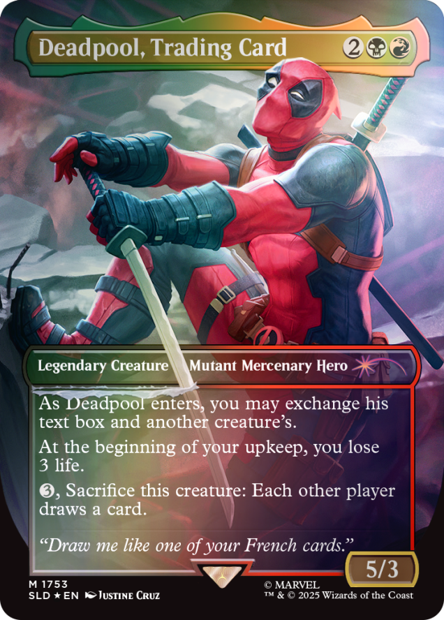 Deadpool, Trading Card - Foil