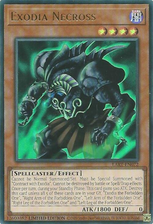 Exodia Necross - LART-EN072 - Ultra Rare - Limited Edition