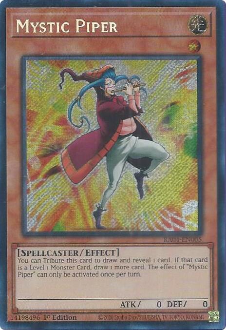 Mystic Piper - RA04-EN005 - Secret Rare - 1st Edition