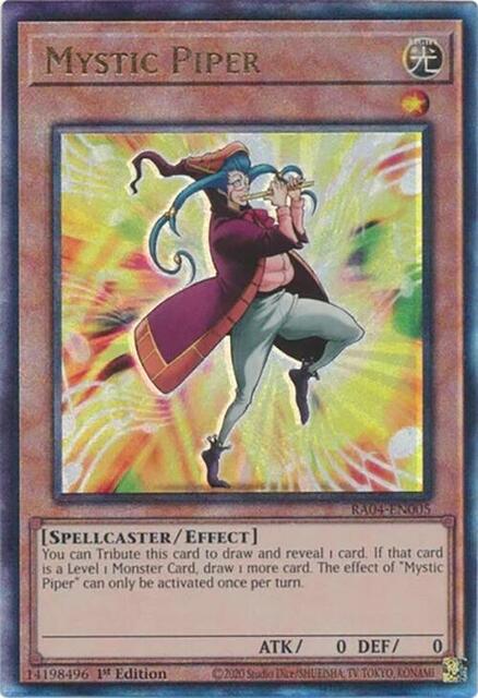 Mystic Piper - RA04-EN005 - Ultimate Rare - 1st Edition