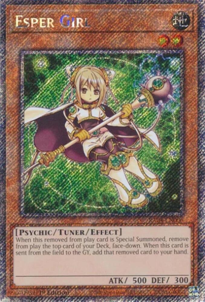 Esper Girl - RA04-EN006 - Platinum Secret Rare - 1st Edition
