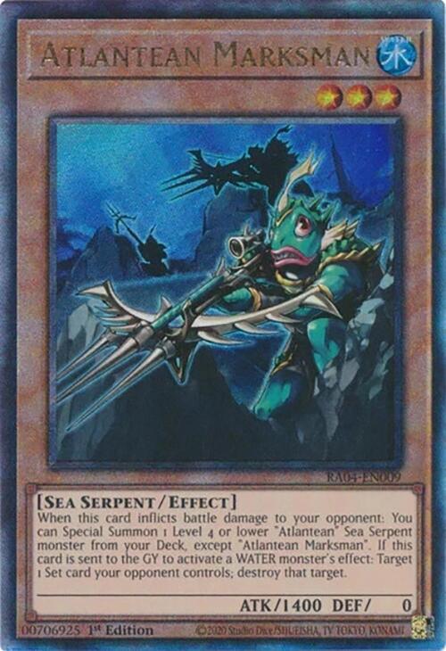 Atlantean Marksman - RA04-EN009 - Ultimate Rare - 1st Edition