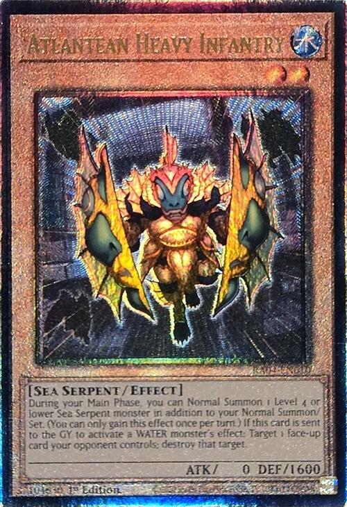 Atlantean Heavy Infantry - RA04-EN010 - Ultimate Rare - 1st Edition