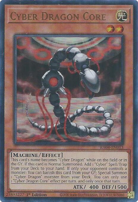 Cyber Dragon Core - RA04-EN013 - Ultra Rare - 1st Edition