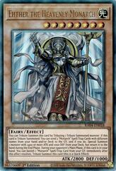 Ehther the Heavenly Monarch - RA04-EN018 - Ultimate Rare - 1st Edition