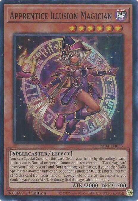 Apprentice Illusion Magician - RA04-EN023 - Super Rare - 1st Edition