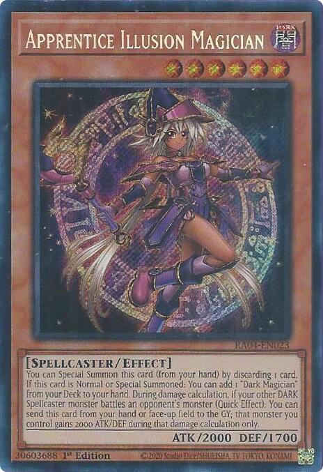 Apprentice Illusion Magician - RA04-EN023 - (Secret Rare) - 1st Edition