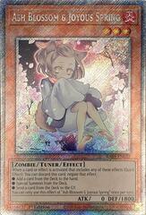 Ash Blossom & Joyous Spring (Alternate Art) - RA04-EN025 - Platinum Secret Rare - 1st Edition