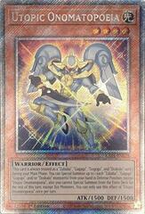 Utopic Onomatopoeia - RA04-EN028 - Platinum Secret Rare - 1st Edition