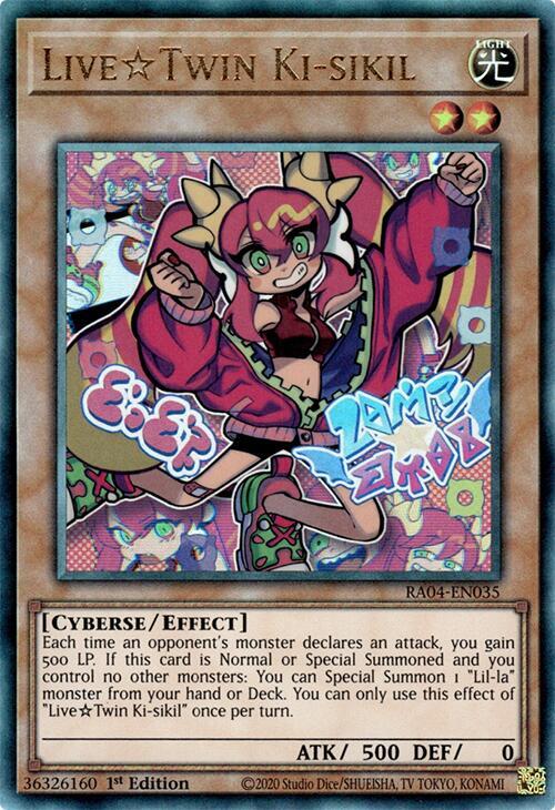 LiveTwin Ki-sikil - RA04-EN035 - Ultimate Rare - 1st Edition LiveTwin Ki-sikil - RA04-EN035 - Ultimate Rare - 1st Edition