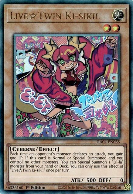 LiveTwin Ki-sikil - RA04-EN035 - Ultimate Rare - 1st Edition