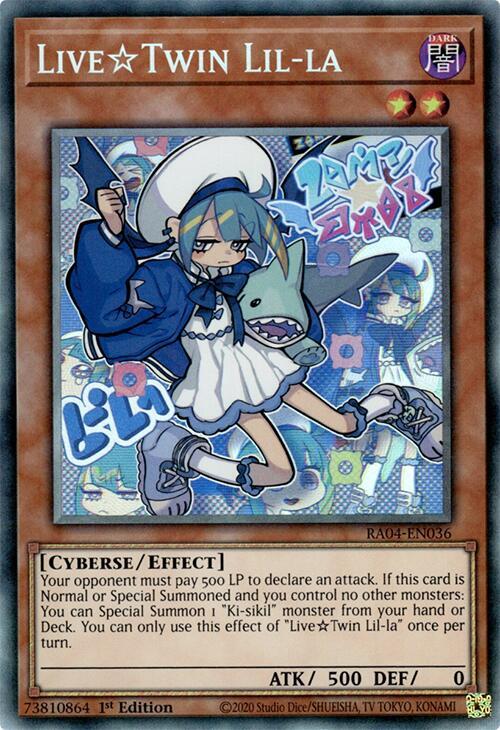 LiveTwin Lil-la - RA04-EN036 - Collectors Rare - 1st Edition