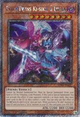 EvilTwins Ki-sikil & Lil-la - RA04-EN037 - Platinum Secret Rare - 1st Edition