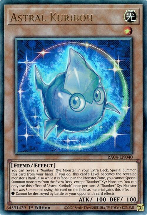 Astral Kuriboh - RA04-EN040 - Ultimate Rare - 1st Edition