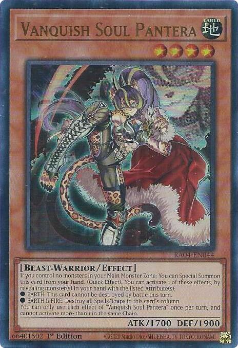 Vanquish Soul Pantera - RA04-EN044 - Ultra Rare - 1st Edition