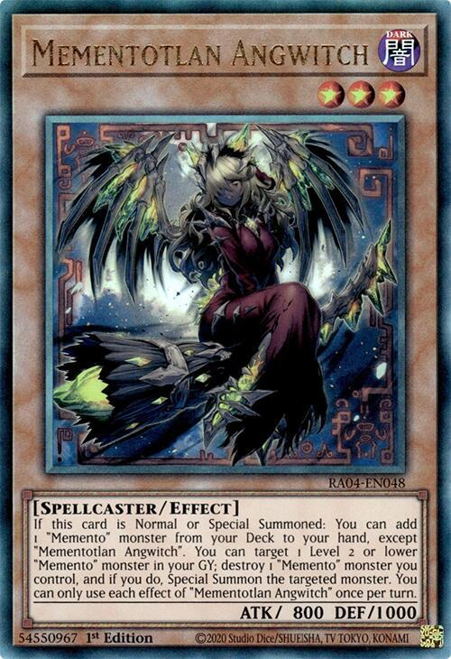 Mementotlan Angwitch - RA04-EN048 - Ultimate Rare - 1st Edition