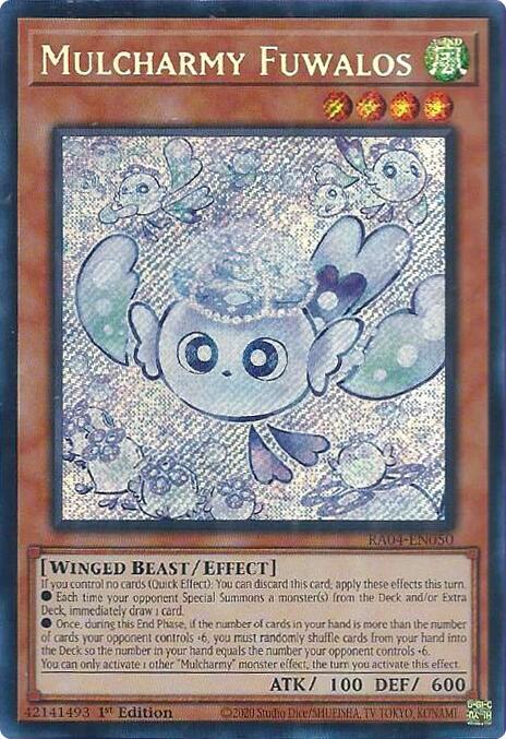 Mulcharmy Fuwalos - RA04-EN050 - Secret Rare - 1st Edition