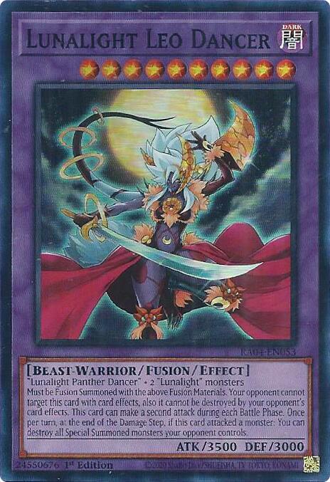 Lunalight Leo Dancer - RA04-EN053 - Super Rare - 1st Edition