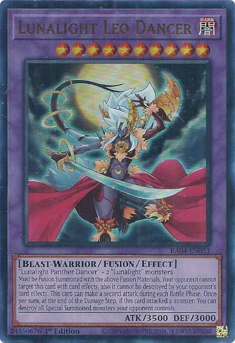 Lunalight Leo Dancer - RA04-EN053 - Ultra Rare - 1st Edition