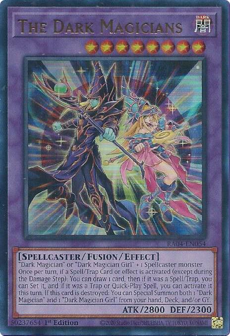 The Dark Magicians - RA04-EN054 - Ultra Rare - 1st Edition