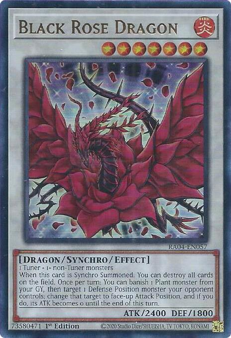 Black Rose Dragon - RA04-EN057 - Ultra Rare - 1st Edition