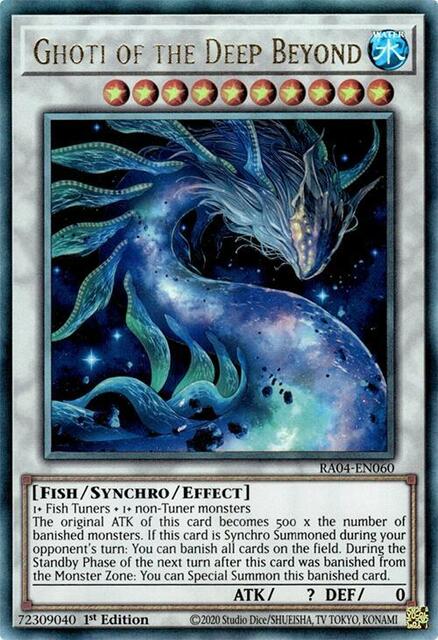 Ghoti of the Deep Beyond - RA04-EN060 - Ultimate Rare - 1st Edition