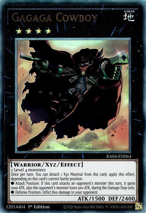Gagaga Cowboy - RA04-EN064 - Ultimate Rare - 1st Edition