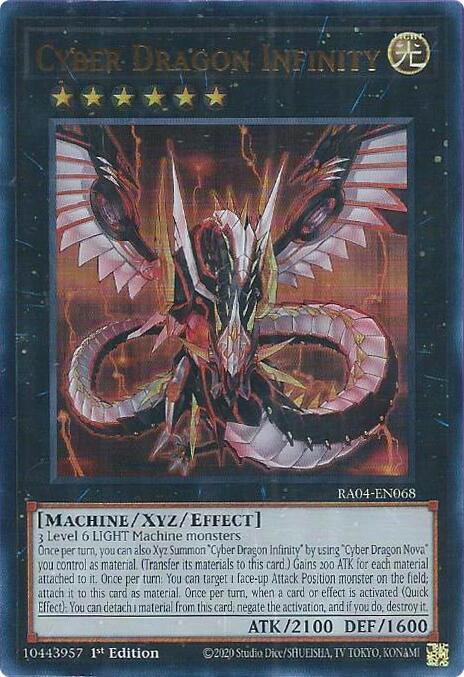 Cyber Dragon Infinity - RA04-EN068 - Ultra Rare - 1st Edition